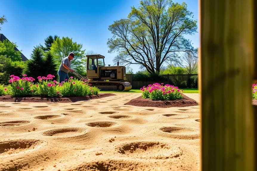 Professional yard grading services in Chestnut Hill, PA by 3S Builder Solution
