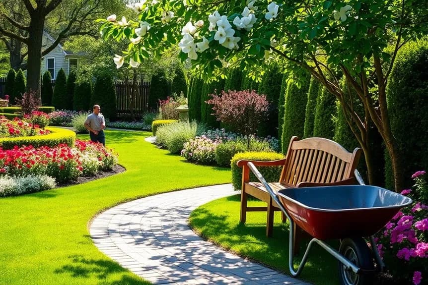Landscaping services in Springfield Township