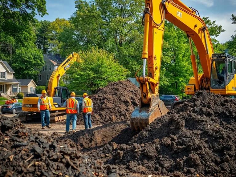 Professional excavation services in Hatboro, PA by 3S Builder Solution