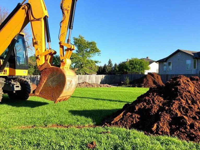 Professional yard grading services in Hatboro, PA by 3S Builder Solution