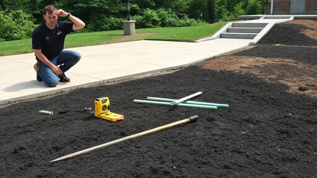 Professional ground leveling service